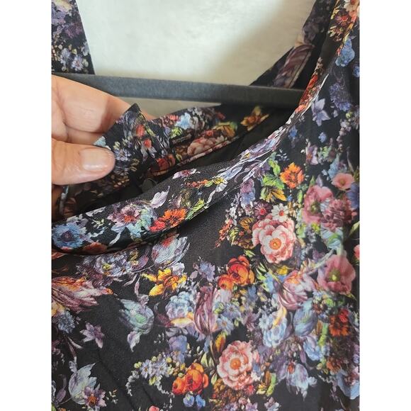 Modcloth Plus Swing Skirt 3X Nicolette Mason Romantic Floral Cottagecore Chic - Picture 6 of 8